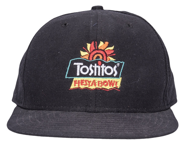 1989 Lou Holtz Personally Owned Tostitos Fiesta Bowl Hat (Holtz LOA) 