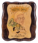 1986 Lou Holtz Notre Dame "Best Leprechaun in the Whole World" Plaque (Holtz LOA)