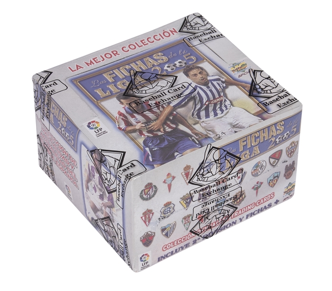 Lot Detail - 2005 Mundi Cromo Las Fichas De La Liga Sealed Wax Box 
