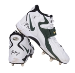 1997-98 Brett Favre Game Used & Signed Nike Cleats (Beckett LOA) (Mears)