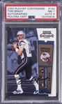 2000 Playoff Contenders "Rookie Ticket" Autographed #144 Tom Brady Signed Rookie Card – PSA NM 7, PSA/DNA 9
