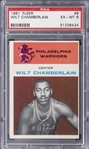 1961-62 Fleer #8 Wilt Chamberlain Rookie Card – PSA EX-MT 6