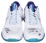 Kobe Bryant Dual Signed & Inscribed Nike Kobe V "Draft Day" Shoes (#1/1) (Panini)