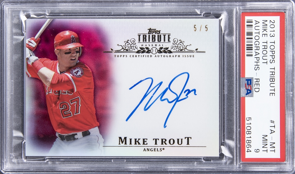 MLB Auctions - Mike Trout #27 Game-Used Memorial Day Camo