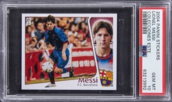 2004 Panini Stickers Colecciones Este Lionel Messi Rookie Card - PSA GEM MT 10