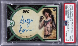 2018 Topps UFC Museum Collection Emerald #SOM Sean OMalley Signed Rookie Card (#1/1) - PSA MINT 9