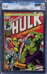 1974 Marvel Comics "Incredible Hulk" #181 - (1st Full Appearance of Wolverine) - CGC 9.8 White Pages
