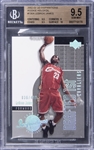 2002-03 Upper Deck Inspirations "Rookie Holofoil" #156 LeBron James Rookie Card (#036/499) - BGS GEM MINT 9.5