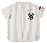 Mickey Mantle Signed & Inscribed New York Yankees Home Jersey (Beckett)