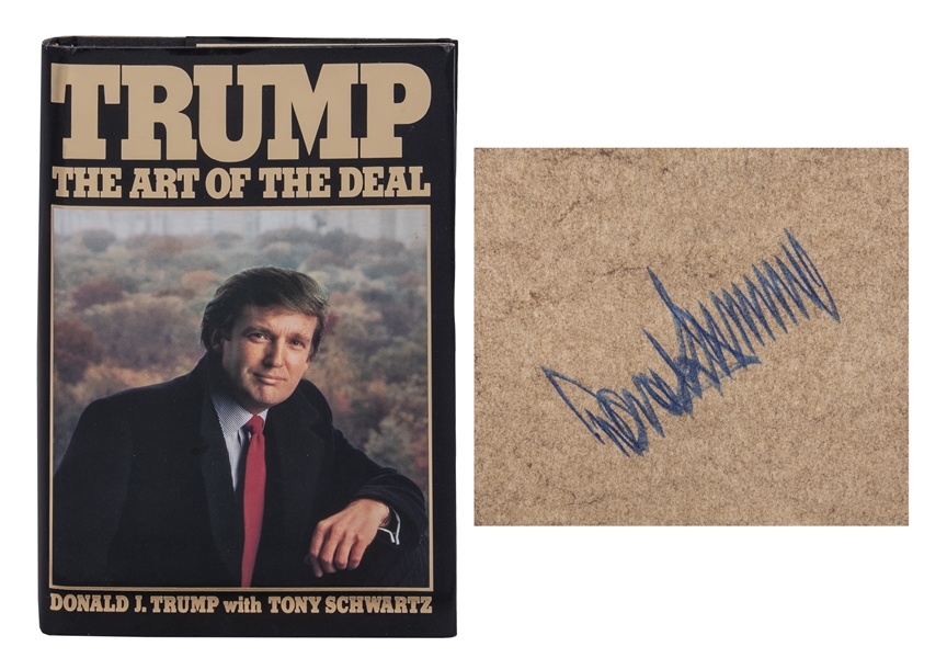 Donald Trump Signed "The Art Of The Deal" Hardcover Book (PSA/DNA LOA)