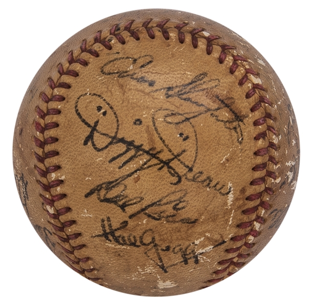 Dizzy Dean Multi Signed Baseball (Beckett)