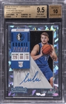 2018-19 Panini Contenders Variations "Cracked Ice Ticket" #122 Luka Doncic Signed Rookie Card (#14/20) – BGS GEM MINT 9.5/BGS 10
