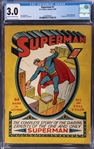 1939 D.C. Comics "Superman" #1 (Origin Of Superman) - CGC 3.0 Cream to Off-White Pages