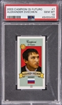 2003 Campioni Di Futuro #7 Alexander Ovechkin Rookie Card - PSA GEM MT 10