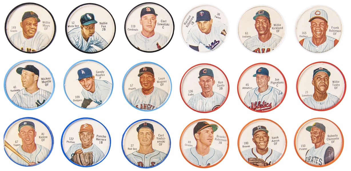 1962 Salada Baseball Coin Factory Set(180 Different) In Original Factory Display Case - Rare!