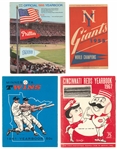 1938-1975 Baseball Yearbook And Publications Lot (16 Different) 