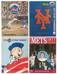 1968-1979 New York Mets Publication Lot (14) Include Yearbooks And Programs 