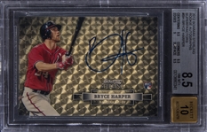 2012 Bowman Sterling Rookie Autographs Superfractor #BH Bryce Harper Signed Rookie Card (#1/1) - BGS NM-MT+ 8.5/BGS 10