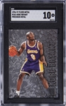 1996-97 Fleer Metal "Precious Metal" #181 Kobe Bryant Rookie Card – SGC GEM MINT 10
