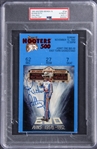 1992 Richard Petty Signed Hooters 500 Ticket Stub From Pettys Final Race - PSA Authentic, PSA/DNA 10
