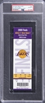 2000 NBA Finals Los Angeles Lakers/Indiana Pacers Game One Full Ticket From Kobe Bryants Finals Debut - PSA Authentic