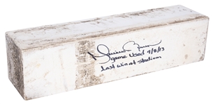 Mariano Rivera Game Used, Signed & Inscribed Pitching Mound From His Final Win At Yankee Stadium (MLB & Steiner Holo)