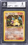 2000 Pokemon Base 2 Unlimited Holographic #4 Charizard - BGS NM-MT 8