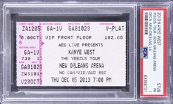 2013 Kanye West Ticket Stub From Yeezus Tour On 12/5/13 - PSA POOR 1