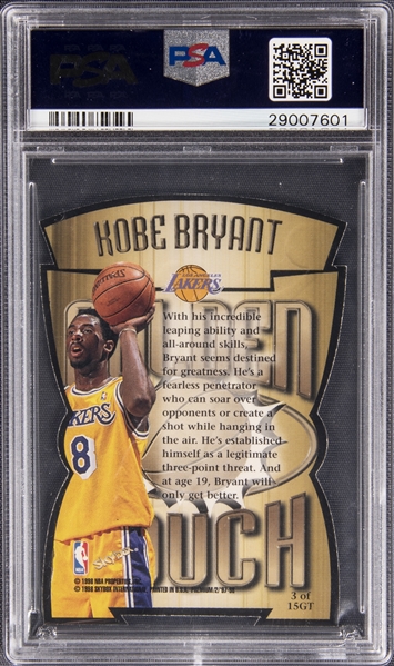 Lot Detail - 1997-98 Skybox Premium Golden Touch #3GT Kobe Bryant 
