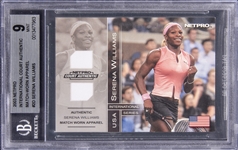 2003 NetPro International Series Court Authentic Match Worn Apparel #2D Serena Williams - BGS MINT 9