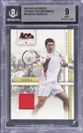 2007 Ace Authentic Straight Sets Materials #16 Novak Djokovic - BGS MINT 9