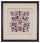 1905 W601 Sporting Life Team Composites Detroit Tigers – Featuring Ty Cobb (First Major League Appearance) and Sam Crawford