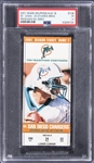 2001 Drew Brees NFL Preseason Debut Ticket Stub San Diego Chargers vs Miami Dolphins on 8/18/2001 - PSA FR 1.5