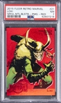 2015 Fleer Retro Marvel Precious Metal Gems Red #21 Loki (#058/100) - PSA NM 7