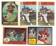 1952-1970 Bowman, Topps and Phila. Gum Multi-Sports Hall of Famers and Stars Collection (14) – Including Tarkenton, Sayers and Brown Rookie Cards