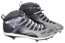 Tanner Houck Game Used & Signed Custom Air Jordan Baseball Cleats (Player LOA)