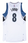 2015 Zach LaVine Game Used Minnesota Timberwolves Road Jersey From Rookie Season worn in Multiple Games (Resolution Photomatching)