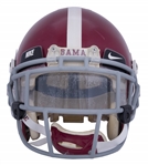 2008-09 Mark Barron Game Used Alabama Crimson Tide Helmet (Steiner LOA)