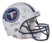 Eddie George Signed Game Model Tennessee Titans Helmet (Steiner Holo, UDA COA)