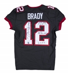 2021 Tom Brady Game Used, Photo Matched, Signed & Inscribed Tampa Bay Buccaneers Alternate Jersey-Super Bowl Winning Season Matched To 1/3/21-4 TD’s & 399 Yards Passing! (Fanatics & Sports Investors) 