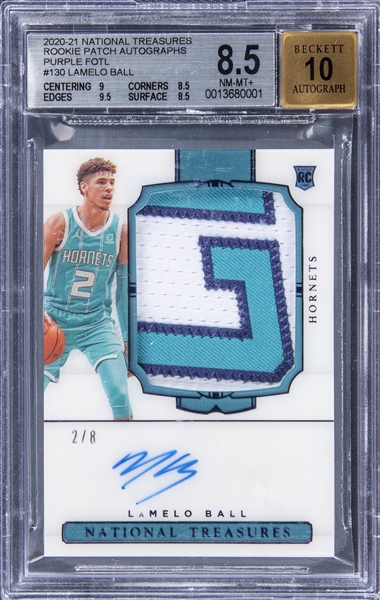 2020-21 Panini National Treasures Rookie Patch Autographs