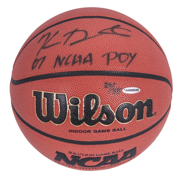 Kevin Durant Signed & Inscribed "Player Of The Year" Basketball (UDA)