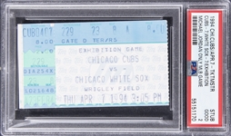 1994 Chicago Cubs/Chicago White Sox Ticket Stub From Michael Jordans Only MLB Game - PSA GOOD 2