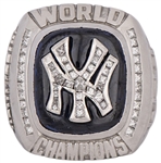 1999 Chuck Knoblauch New York Yankees World Series Championship Platinum and Diamond Ring - Made Custom by Roger Clemens for Select Players (Knoblauch LOA)