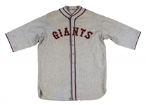 1930-31 John McGraw Game Used New York Giants Road Jersey (SGC)