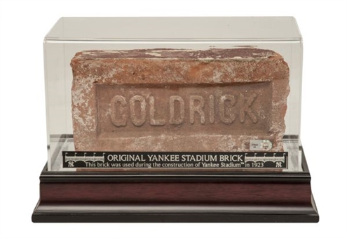 yankee stadium brick storage case prev next