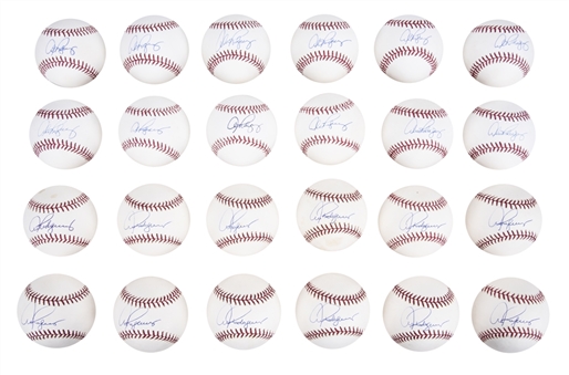 Lot Detail Lot of (24) Alex Rodriguez Signed Baseballs (JSA Auction LOA)