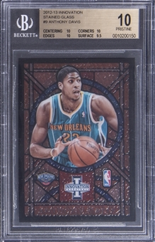 Lot Detail - 2012-13 Panini Innovation Stained Glass #9 Anthony Davis ...