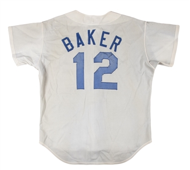 Lot Detail - 1970s Dusty Baker Game Used Los Angeles Dodgers White Home ...
